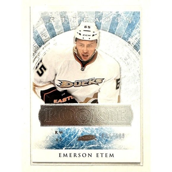 2012-13 Upper Deck Artifacts ROOKIE CARD Emerson Etem #/699 RC #RED233 ~ Mint - Picture 1 of 2